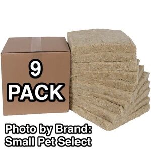 Small Pet Select Thick Hemp Nesting Pads for Chicken Coops & Nesting Boxes [9pk]